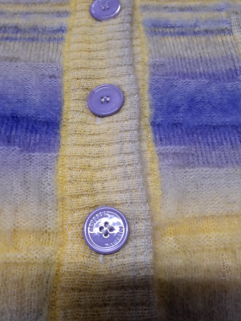 Missoni Cardigan gul/lilla